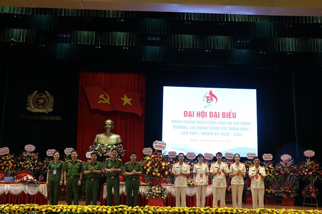 Đoàn Thanh niên trường Cao đẳng Cảnh sát nhân dân I tổ chức thành công Đại hội Đại biểu Đoàn TNCS Hồ Chí Minh lần thứ I, nhiệm kỳ 2022-2024